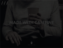 Tablet Screenshot of madewithcaffeine.com